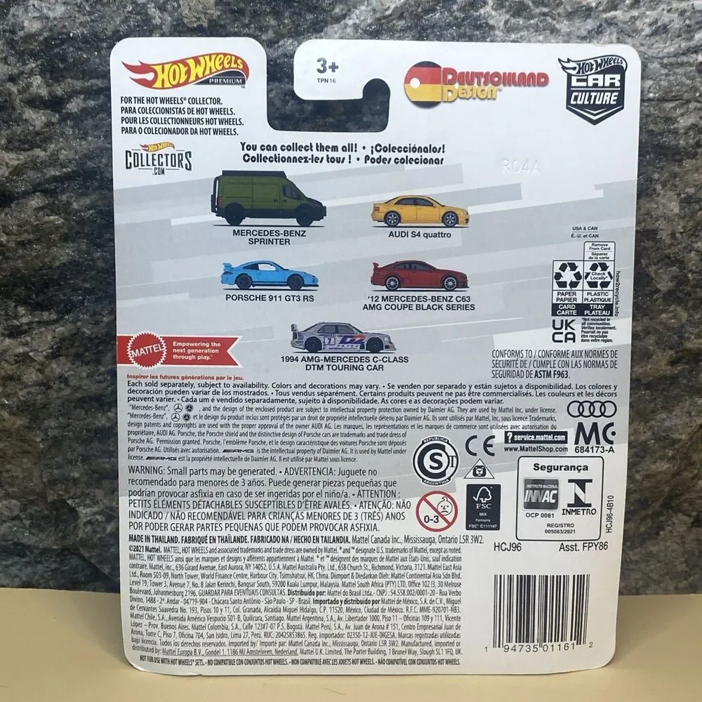 Hot Wheels Car Culture Mercedes-Benz Sprinter Deutschland Design Premium 1:64